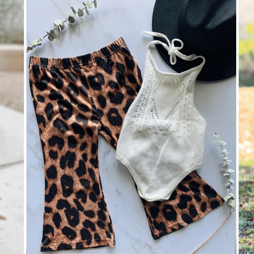 Cheetah BOHO BELL BOTTOMS